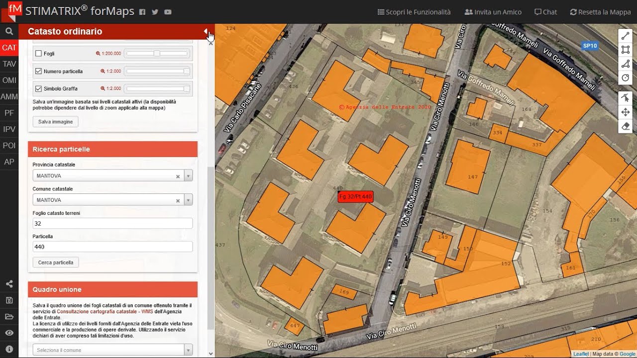 forMaps STIMATRIX: sapere tutto su un immobile